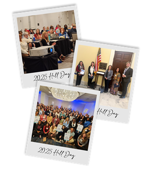 Collage of photos of Hill Day attendees